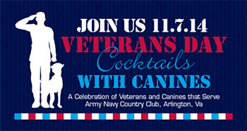 Cocktails with Canines Veteran’s Moving Forward Fundraiser